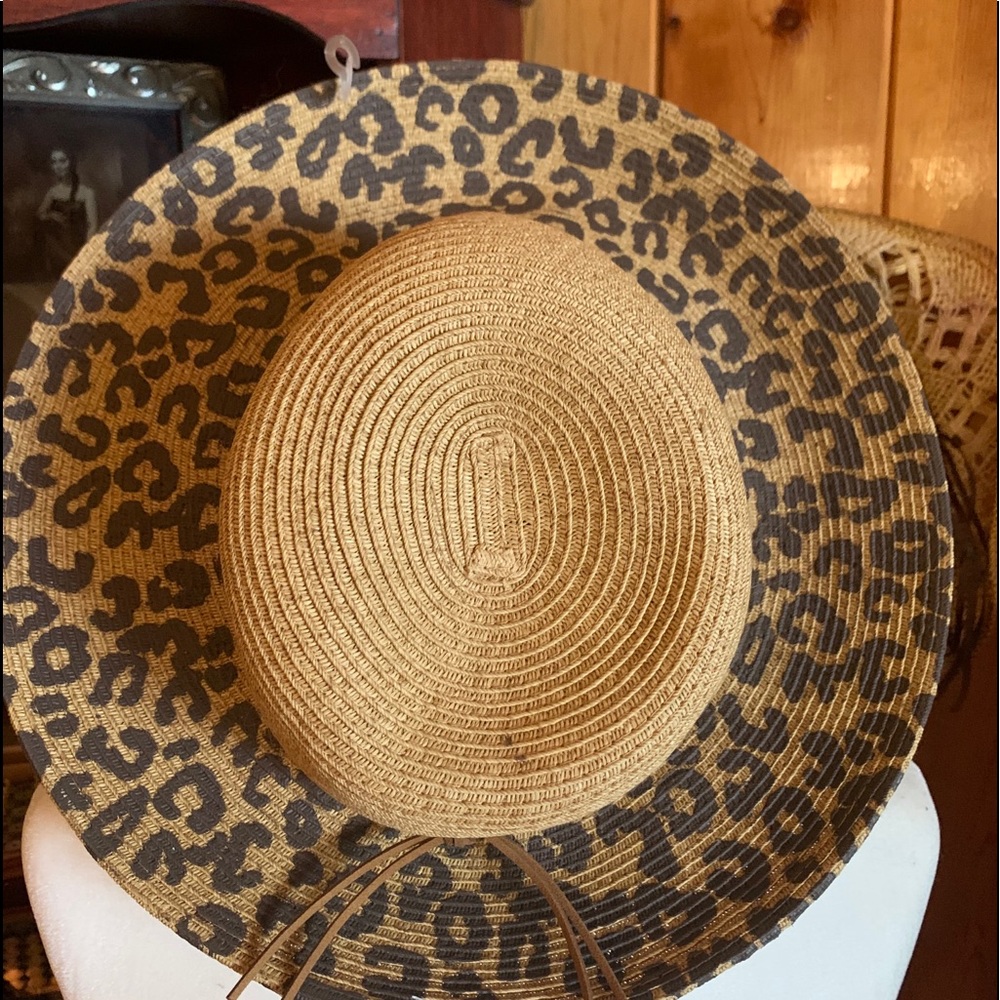 Leopard print hat